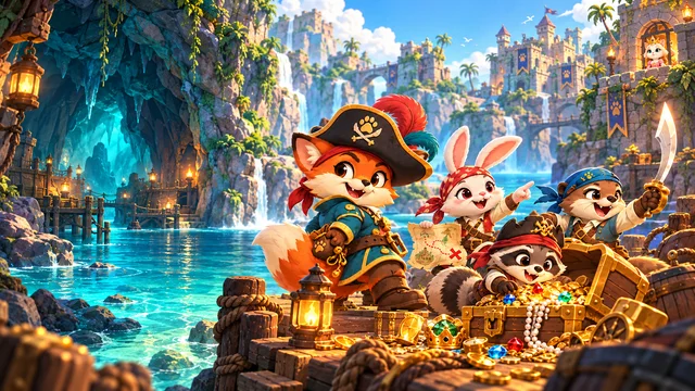 Landing page, SWASHPAWS concept illustration