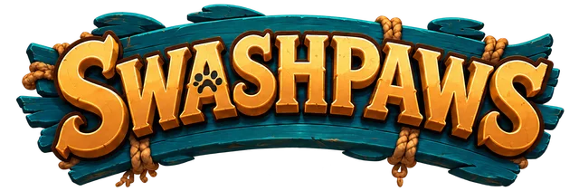 SWASHPAWS title, SWASHPAWS concept illustration