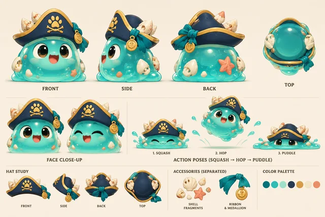 Brine slime, SWASHPAWS concept illustration
