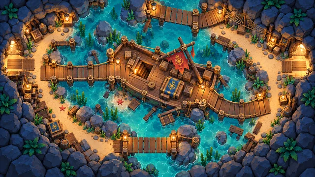 03 · Broken Skiff Basin, SWASHPAWS concept illustration